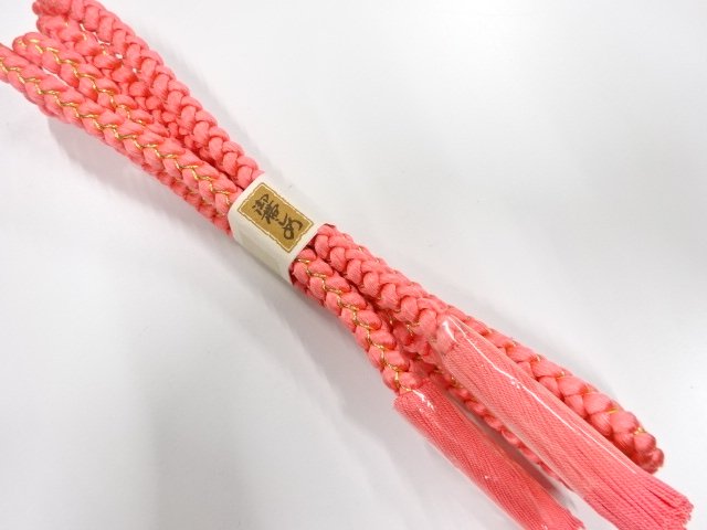 未使用品　正絹　手組帯締め